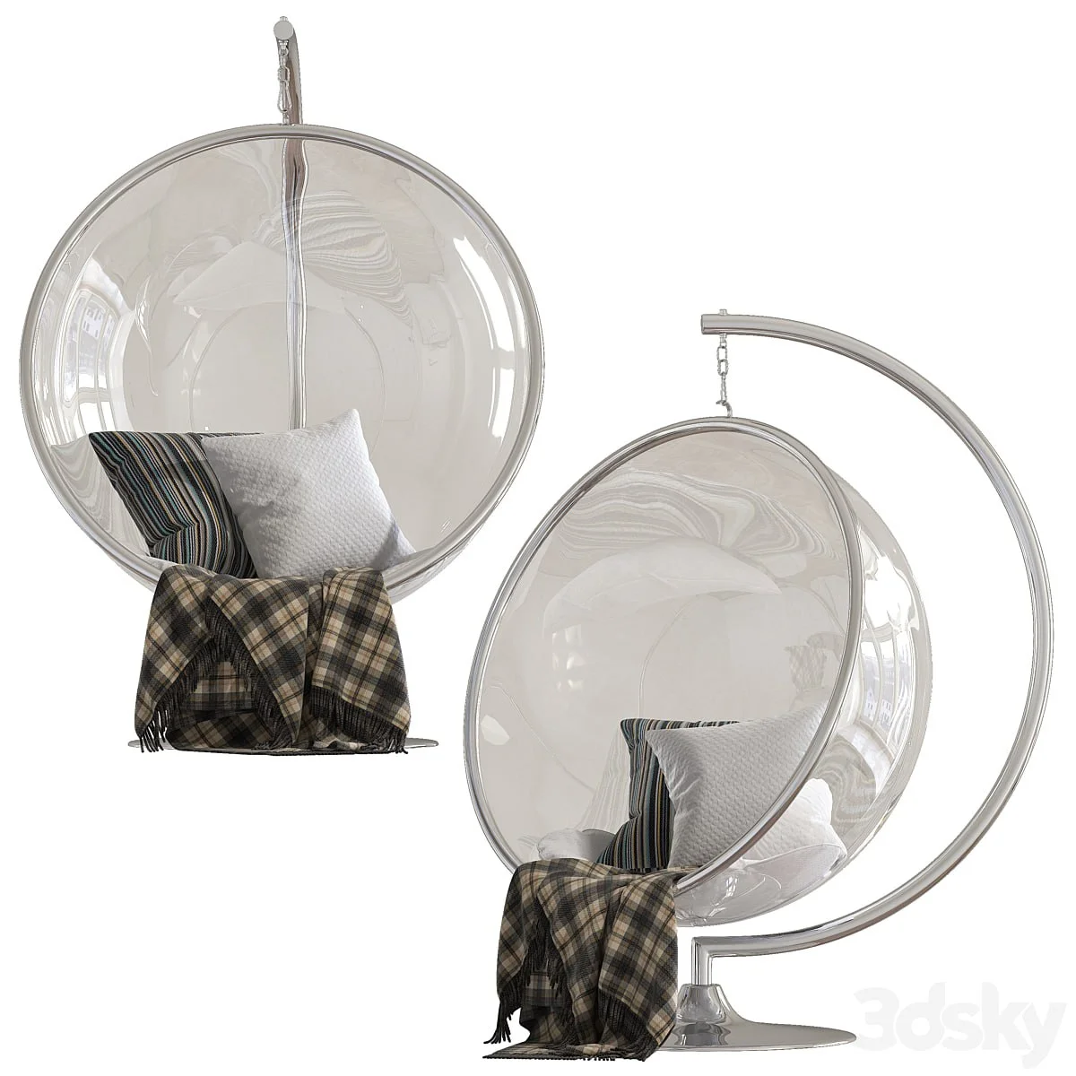 Aron Living Bubble Chair with Stand